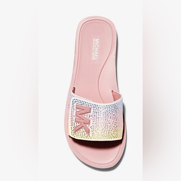 Michael Kors Gradient Pink Slide Slippers - Picture 1 of 3